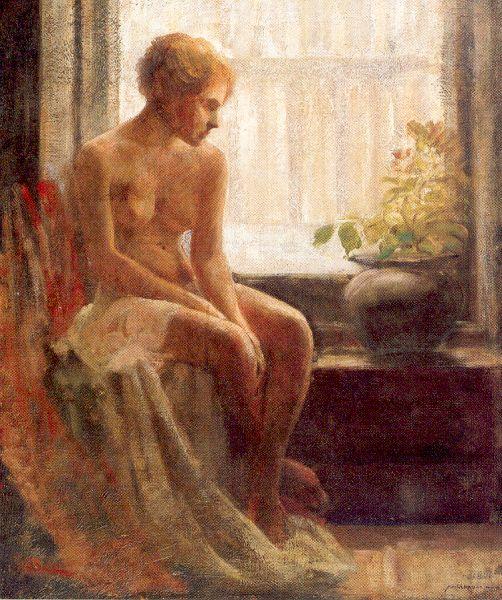  Nude Seated by a Window